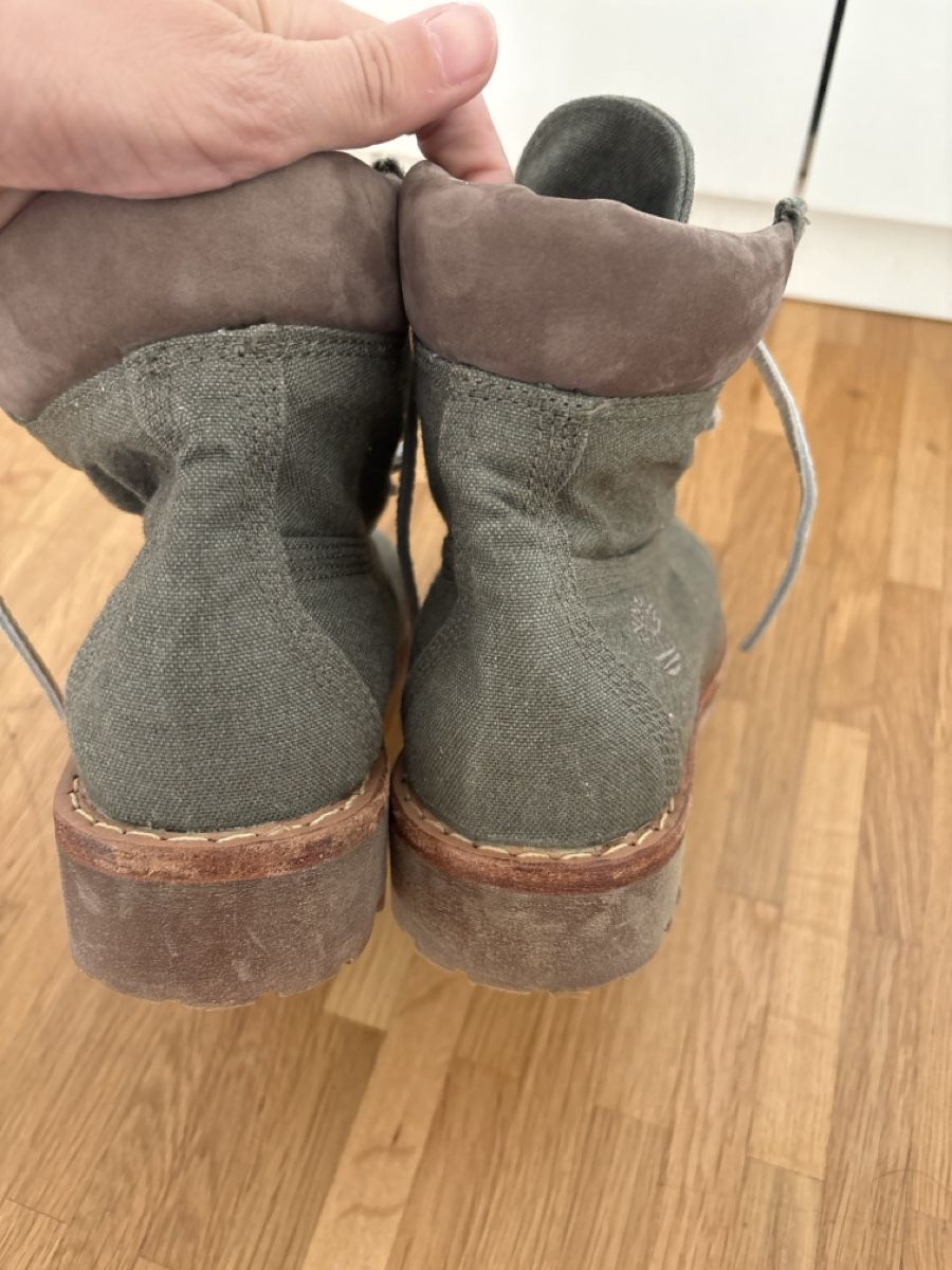 Timberland Scarpe da uomo: Timberland Stiefel Khaki Stoff Gr. 38 – Usato da Zug venduto da Ilkiway 1