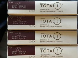 Dailies Total 1 Kontaktlinsen -2.25 BC 8.5