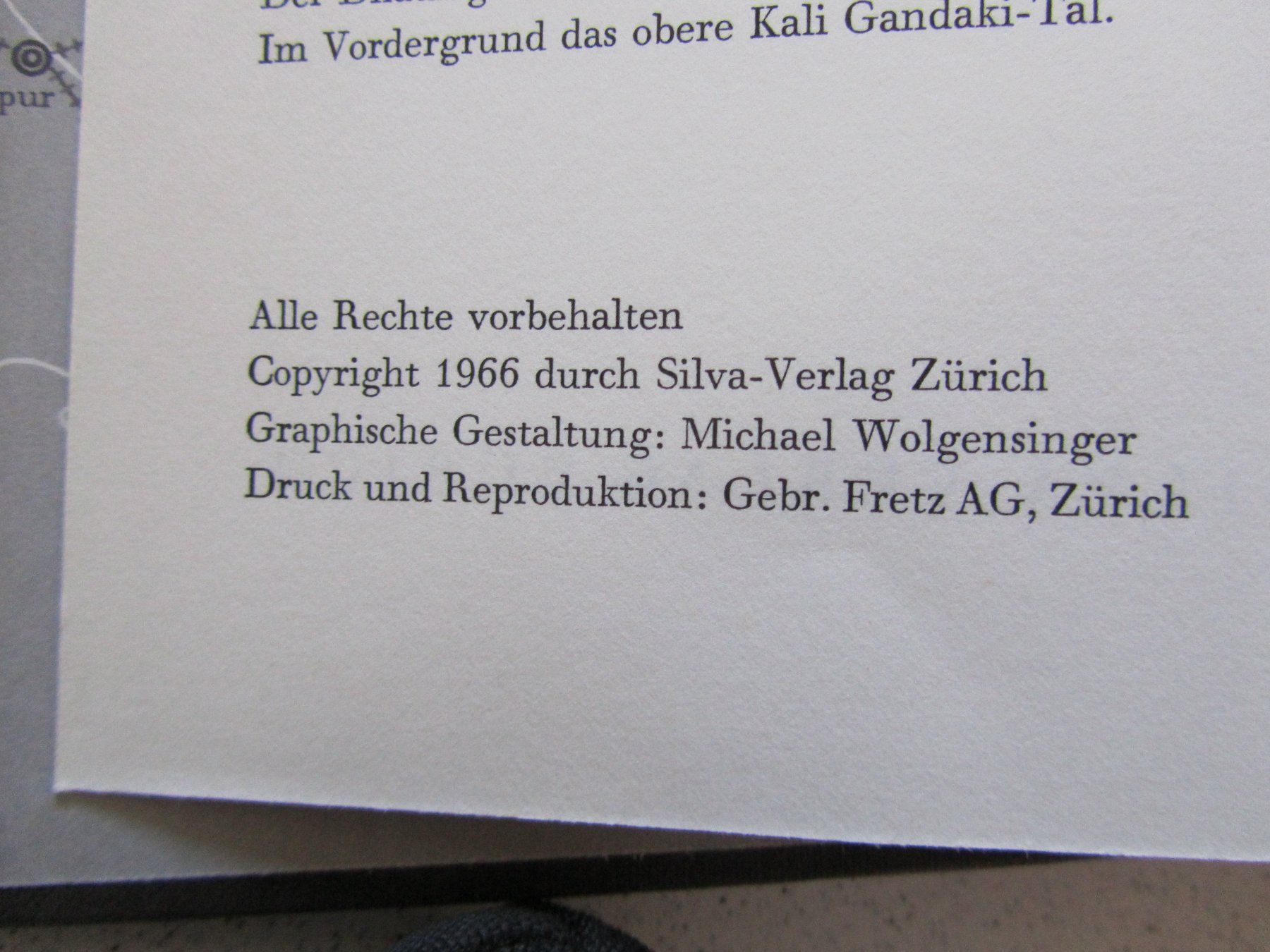 Livres: Nepal - Silva Buch von 1966 – D'occasion à Weiningen ZH par dietsch57 1