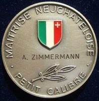 Cantonale  - MAITRISE NEUCHCHATELOISE - emailliertes Wappen