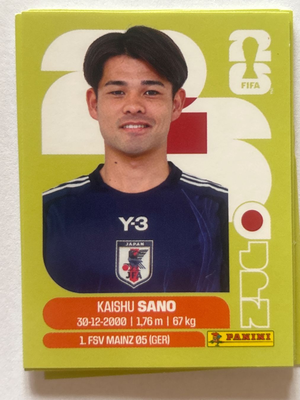 Panini Carte collezionabili: Panini WM 2026 Sticker - Sano JPN 8 – Nuovo (secondo la descrizione) da Troistorrents venduto da sim_d75d