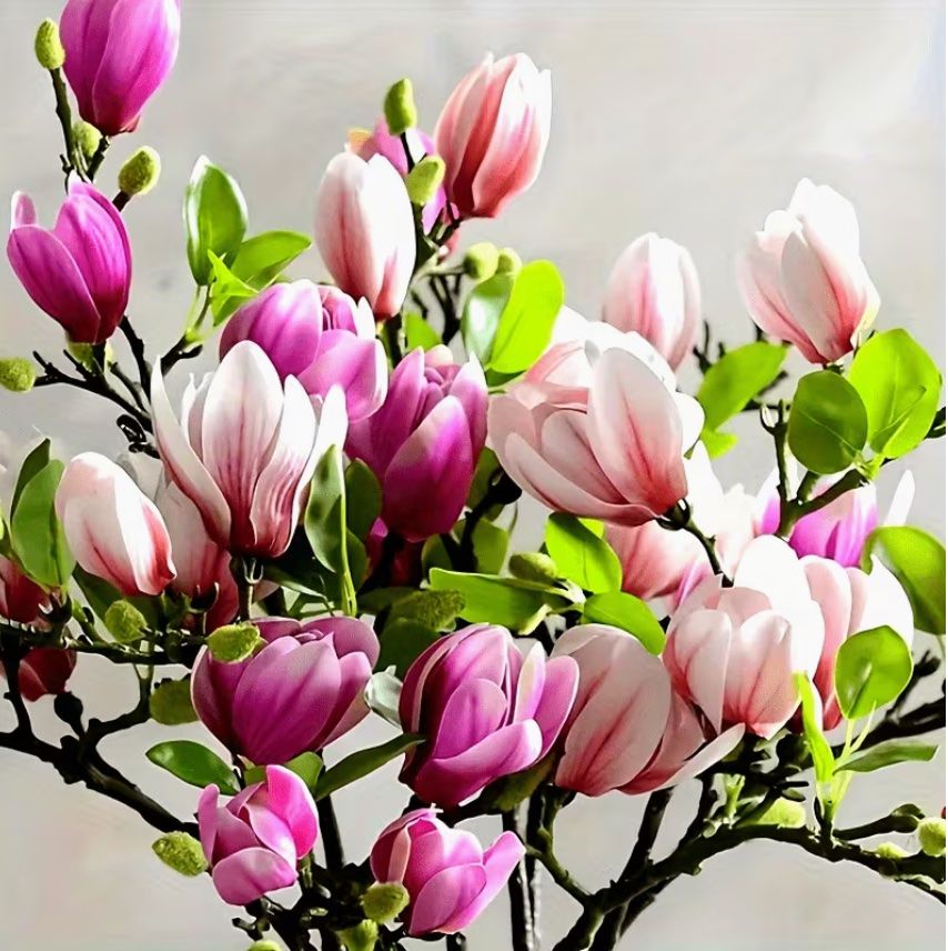 Tutte le decorazioni: 4-teiliges Luxus-Magnolien-Set – Nuovo e nell'imballaggio originale da Wagenhausen venduto da M.Sieg 2