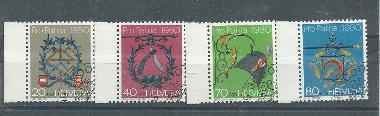 Tutti i francobolli: 1980 Pro Patria – Usato da Trübbach venduto da Sammer51