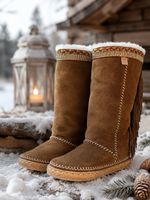 gefütterte Leder Stiefel passt zu odd molly etc 38 /39 braun