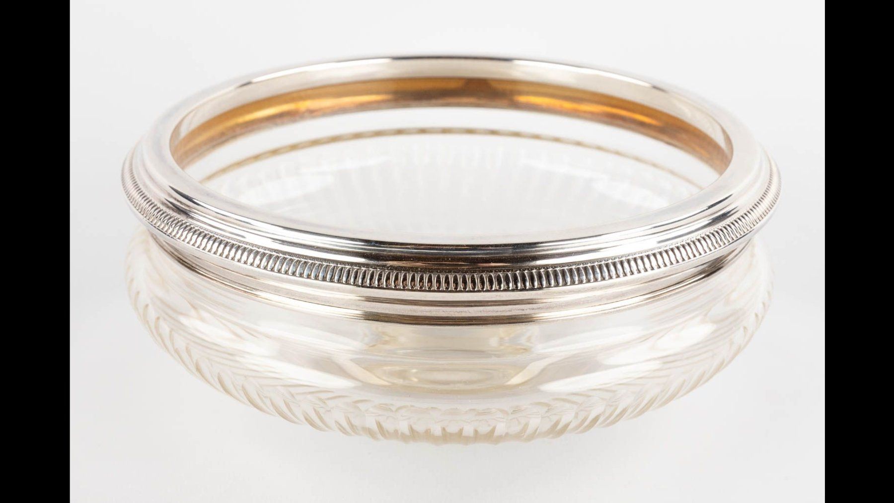 Tutte le decorazioni: Milieu de table métal argenté et cristal – Usato da Chez-le-Bart venduto da gia_l9wp 5