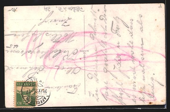 Cartoline postali: Affoltern a. A., Altersasyl Lilienberg m – Usato da Berlin venduto da bartko-reher 1
