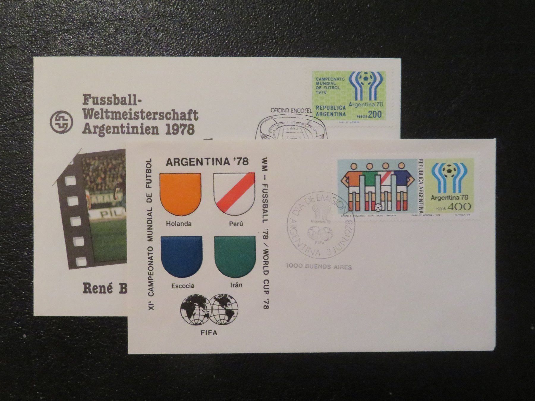 Alle Briefmarken: Ersttagsbriefe der Fussball-WM 1978 – Neu (gemäss Beschreibung) aus Lachen SZ von peace0