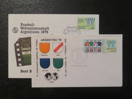 Ersttagsbriefe der Fussball-WM 1978
