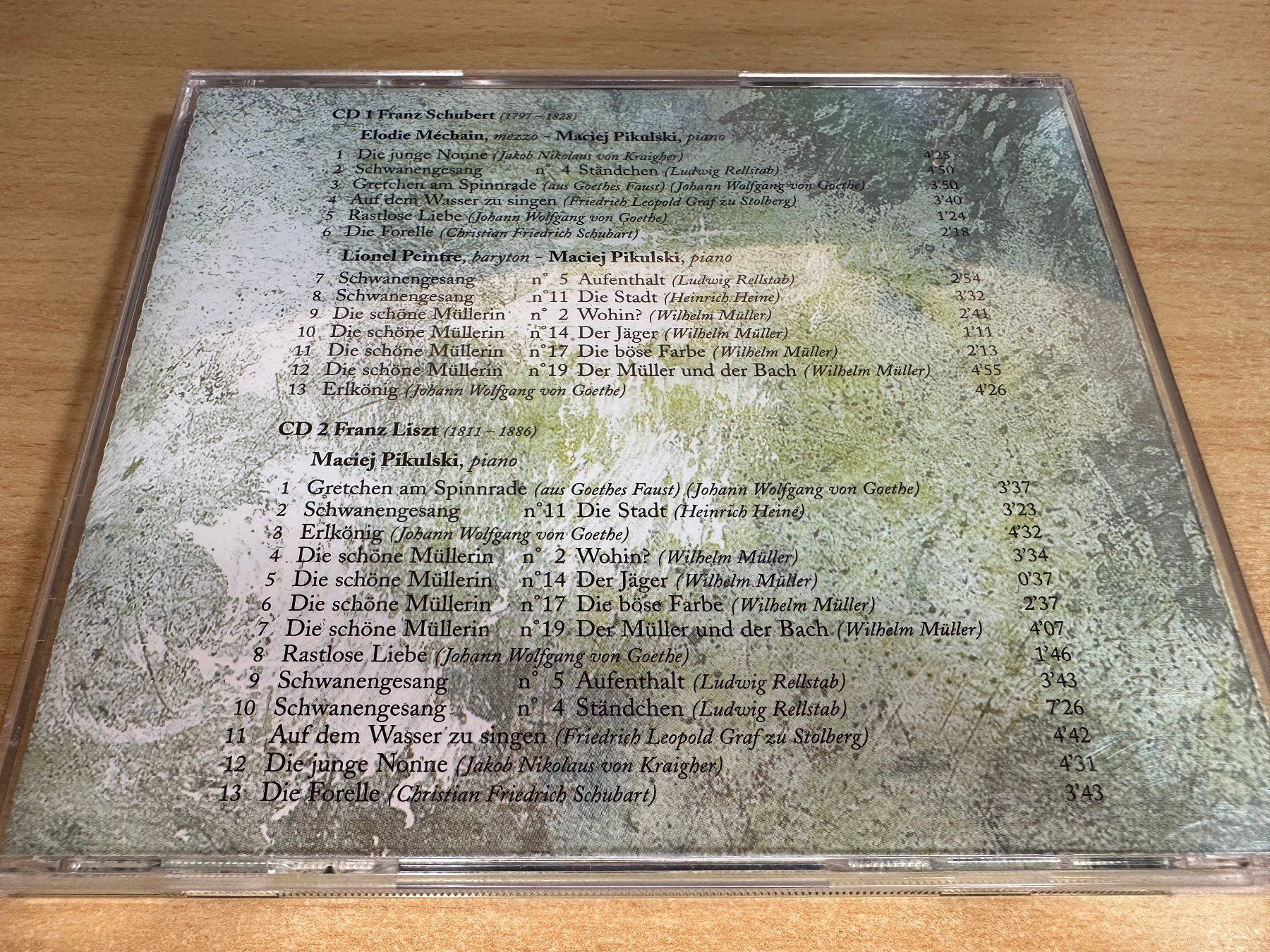 CD: X2 Pikulski Mechain Schubert & Liszt Lieder Transcriptions – Usato da Rikon im Tösstal venduto da Alpenmutz 1