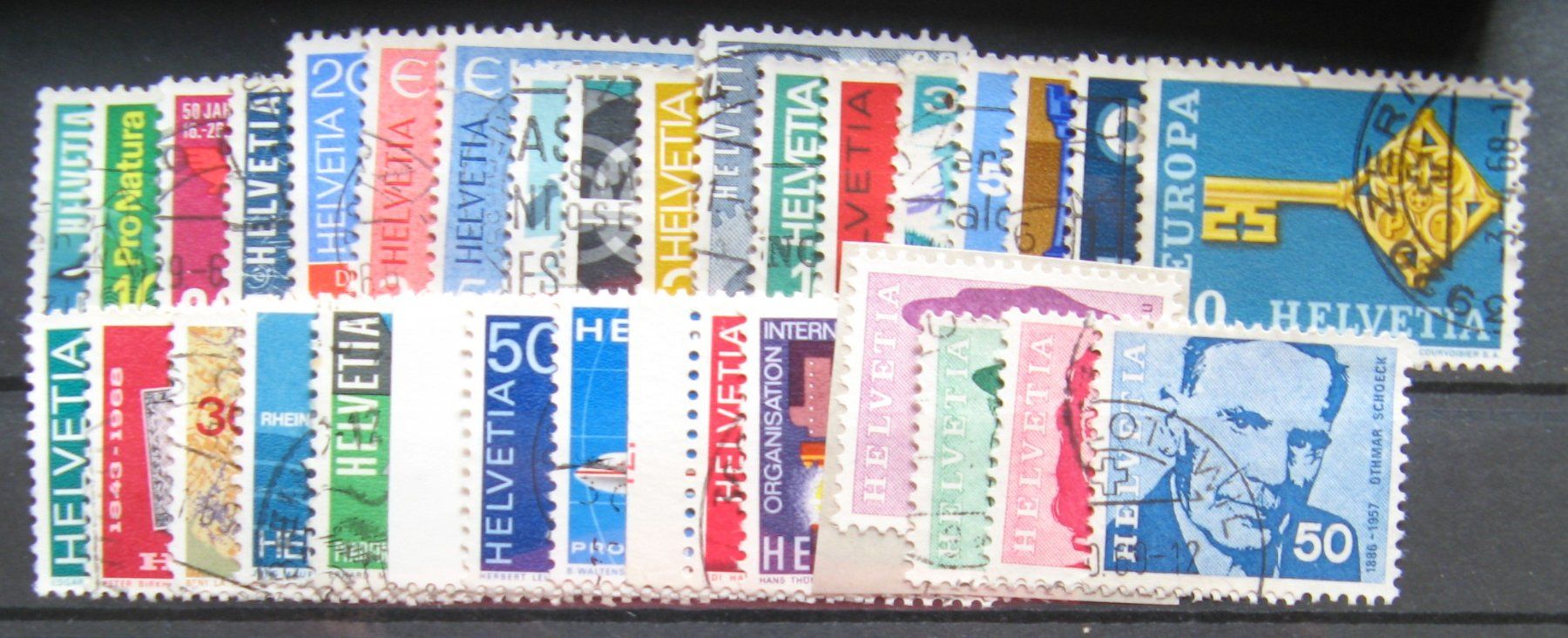 Alle Briefmarken: Briefmarkenlot 60-er Jahre gestempelt – Gebraucht aus Frauenfeld von Interessent1 1