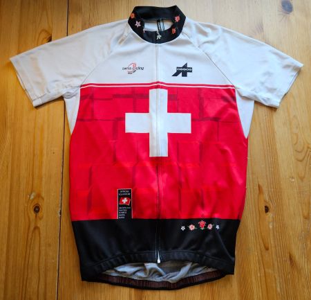 Radtrikot Assos Schweiz Gr. L Velo Radsport Trikot Fahrrad