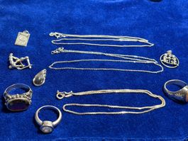 Silberschmuck gemischt 40 g alles mit Stempel 925