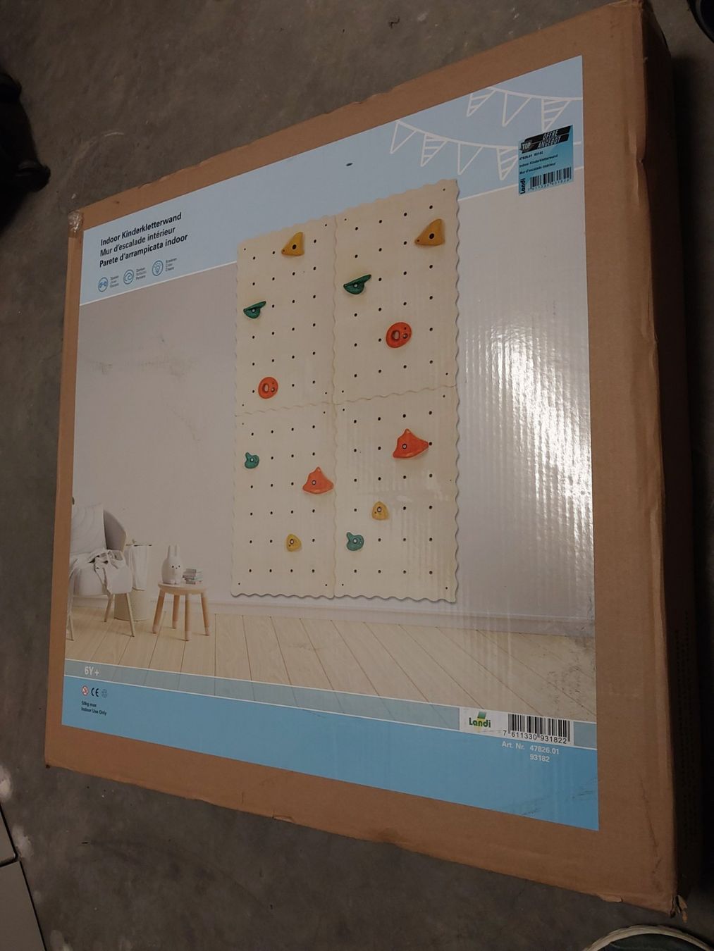 Pareti & prese d'arrampicata: Indoor Kinderkletterwand – Usato da Gelterkinden venduto da Chieshaneko
