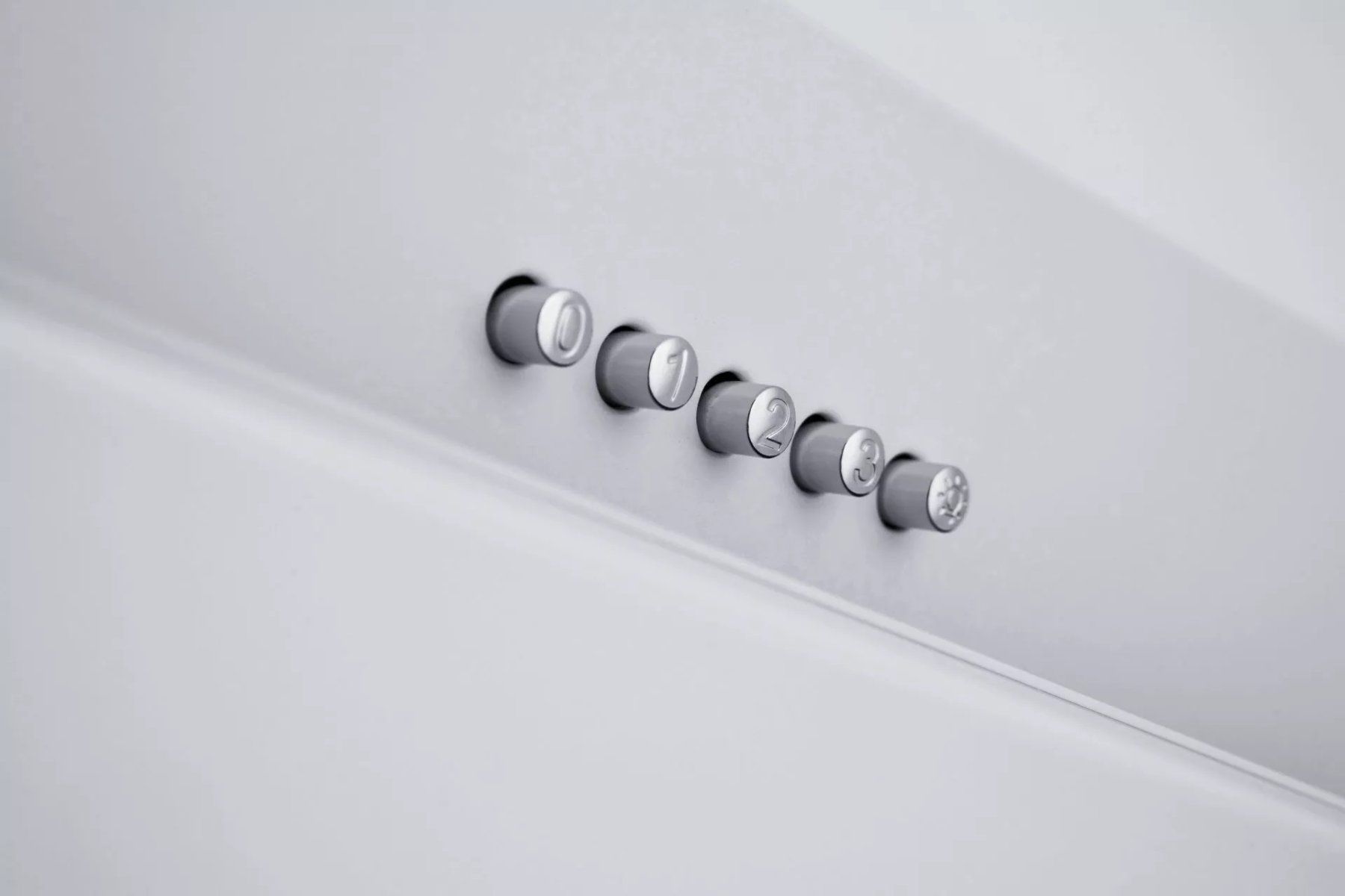 Cappe di aspirazione: 933 - Dunstabzugshaube Schräghaube 60cm Weiss mit Filter – Nuovo e nell'imballaggio originale da Wallenwil venduto da toesstalvertrieb 3