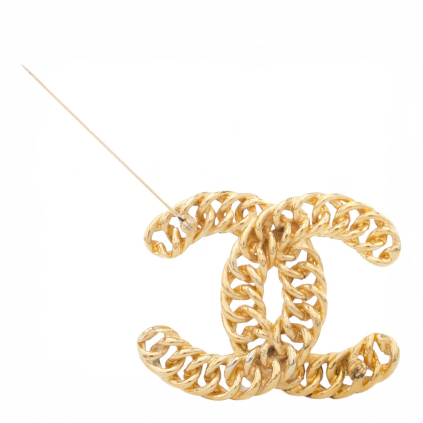 Chanel Broschen & Nadeln: Chanel Brosche gold geflochten – Gebraucht aus Binningen von Designerlabels 3