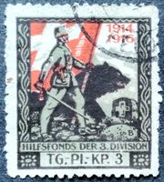 Soldatenmarke 1.WK, Tg Pionier Kp 3, gespr, Wi 3.Div 56