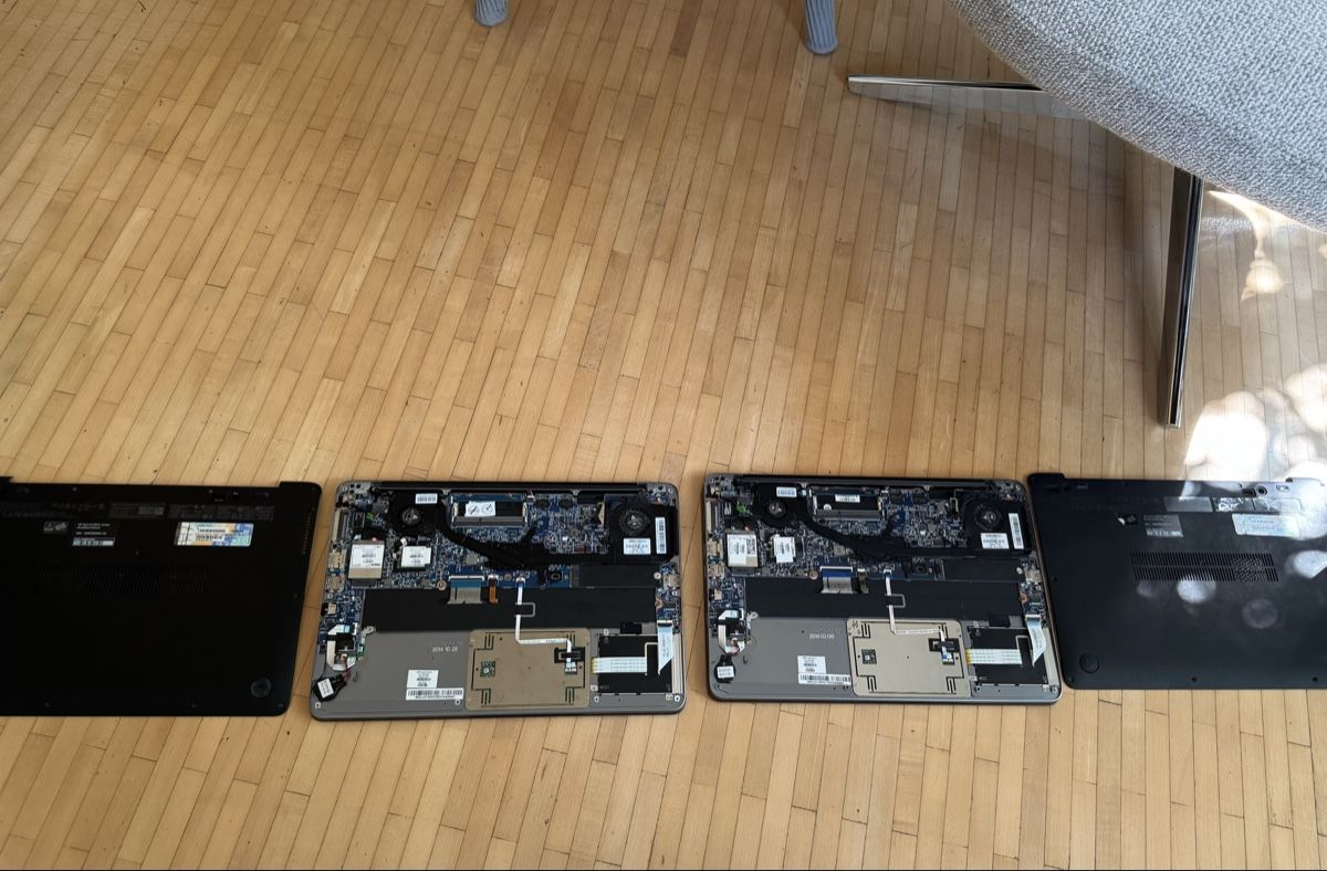 Hewlett Packard Portables: 2× HP EliteBook Folio 1040 G1 – Défectueux à Adliswil par Busys 3