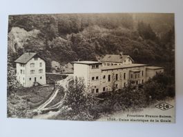 AK La Goule Kraftwerk französisch-schweizerisch Rmu