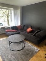 Exklusiver Designer-Couchtisch – Schwarz/Gold, Metall