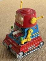 Vintage Blechspielzeug ROBO TANK TR 2 von NOMURA JAPAN