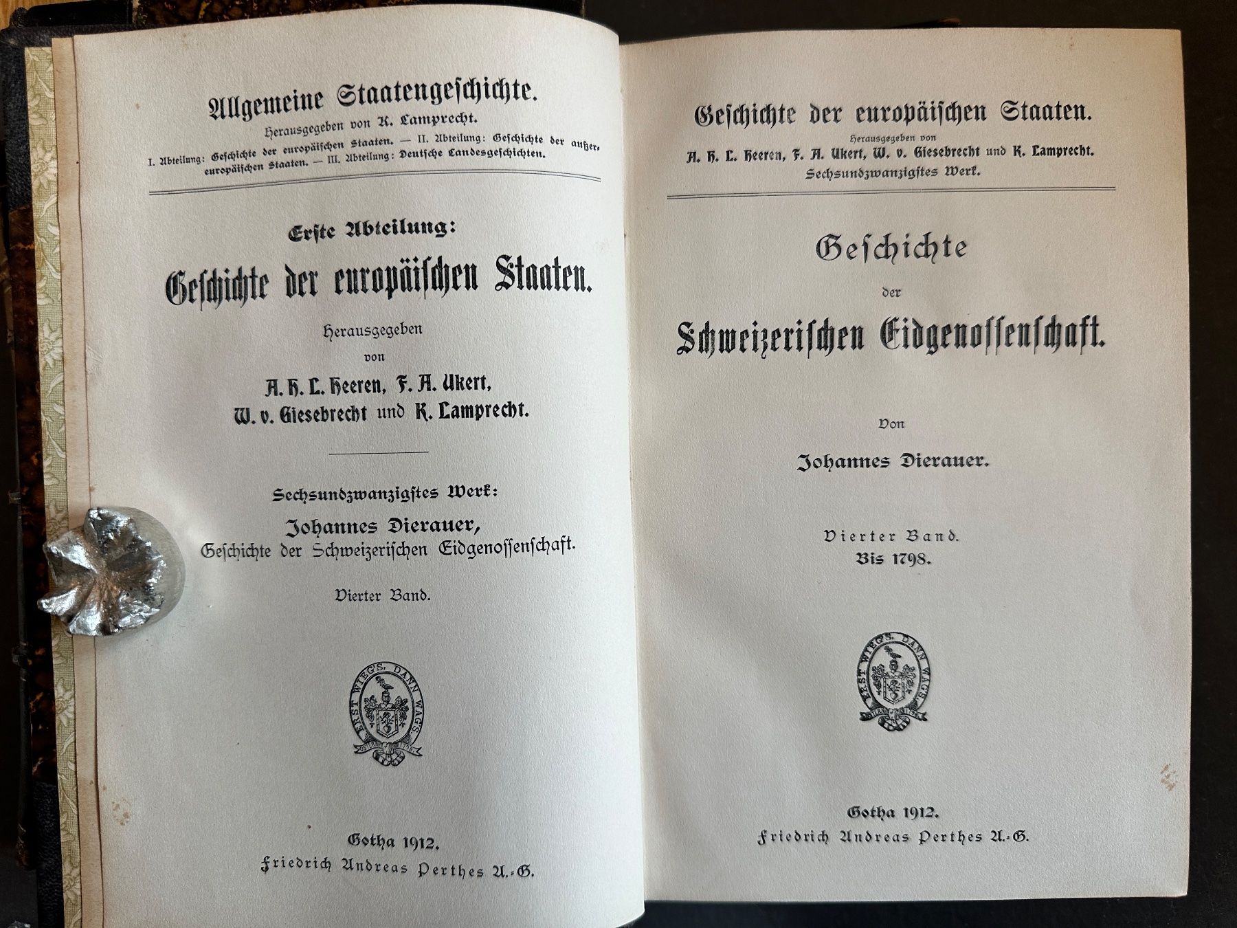 Libri: J. Dierauer: Geschichte d. Schweizerischen Eidgenossenschaft – Usato da Zürich venduto da allp 9