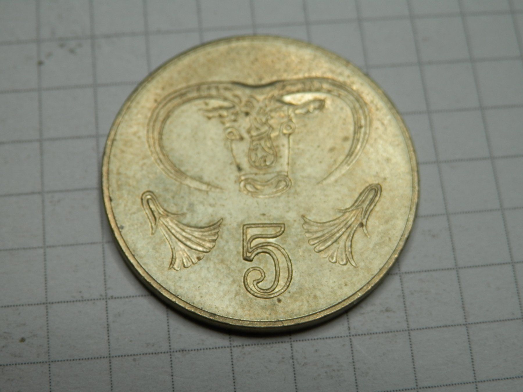 Alle Münzen: Zypern 5 Cent, 2001 – Gebraucht aus Weiach von weiach81 1