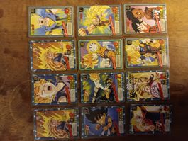 Lot de 12 cartes Dragon Ball Z GT collection grand combat