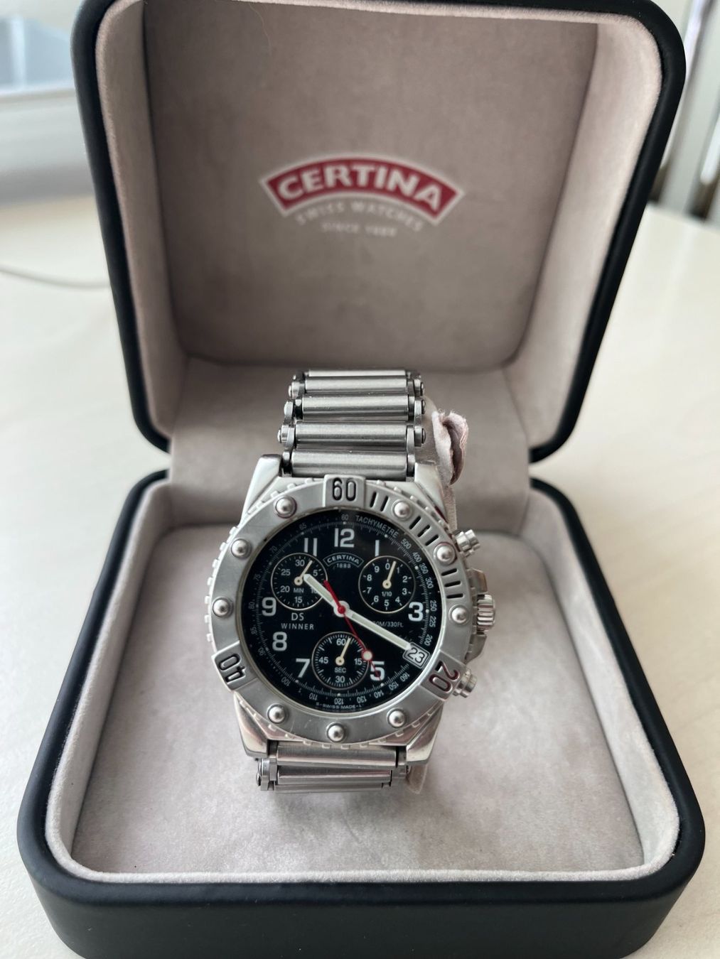 Certina Orologi: Certina Ds Winner Chronograph in Box – Usato da Freienbach venduto da Ak-Archiv