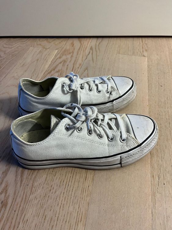 Converse blanche outlet basse taille 39