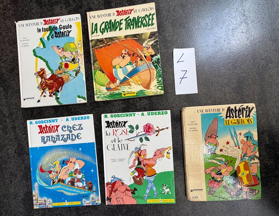 Fumetti: BD Lot N° 7 5x ASTERIX – Usato da Châtillon JU venduto da laoo