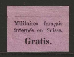 1871 : Portofreiheit Nr. 1 * KP 180.--