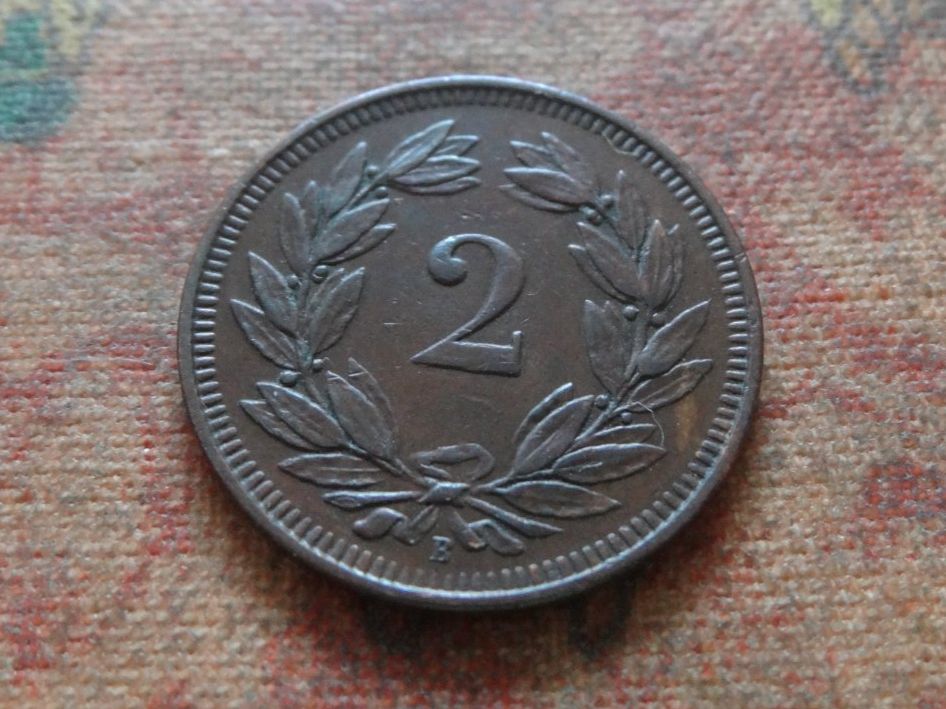 Tutti le monete: 2 Rp. 1910  (A) – Usato da Romanel-sur-Lausanne venduto da Swift13 1