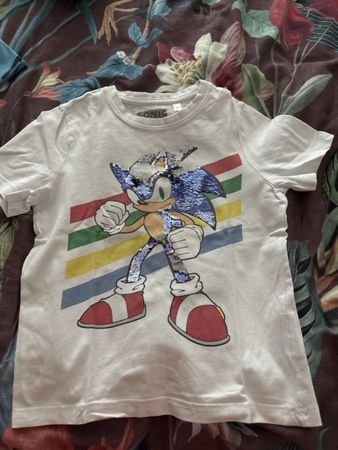 Sonic T-Shirt mit Pailletten, Grösse 122