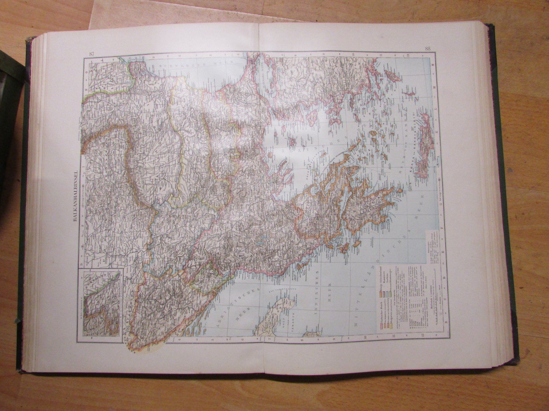 Bücher: Andrees Allgemeiner Handatlas Dritte Auflage 1896 – Gebraucht aus Muttenz von timedesign 4