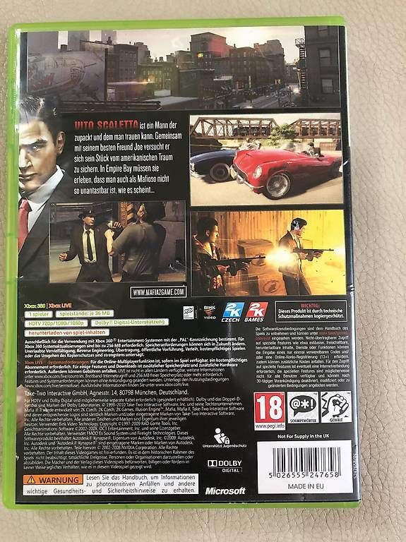 Giochi: MAFIA 2 (Xbox 360 / Xbox One) – Usato da Gränichen venduto da adr1an 1