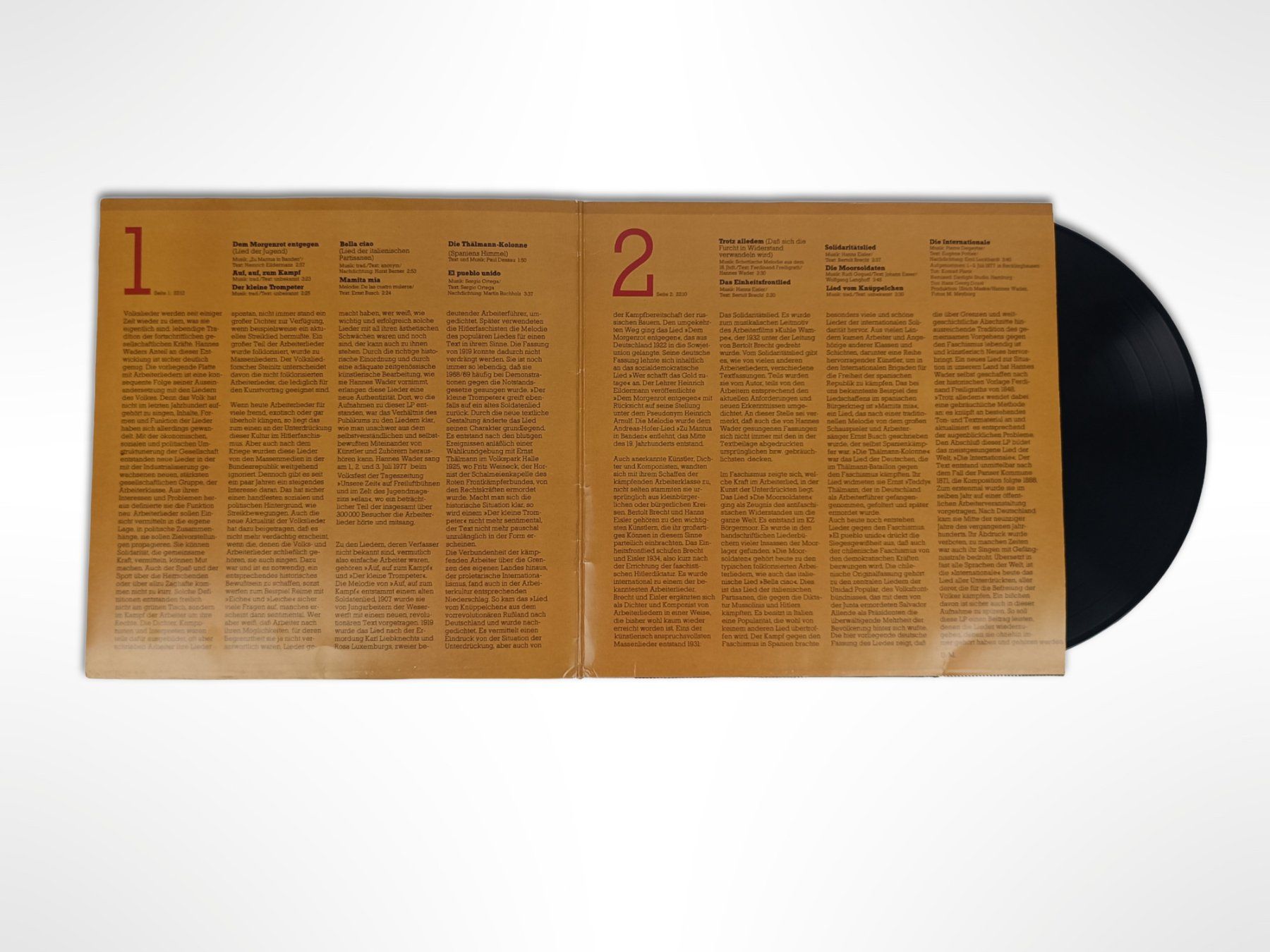 Dischi in vinile: Vinyl Hannes Wader - singt Arbeiterlieder – Usato da Suhr venduto da Restwert_Suhr 4
