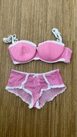Dessous Set Rosa Karo 