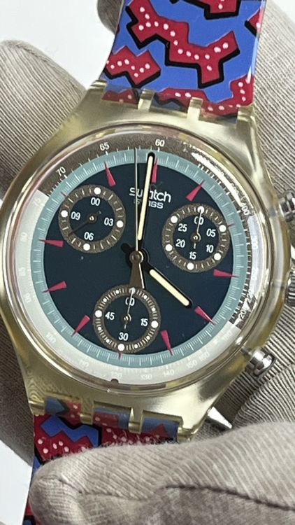 Swatch Orologi: Swatch Uhr Chronograph – Usato da Grenchen venduto da chththl 2