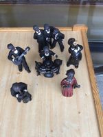 7-teiliges Vintage Deko-Figuren Set „Jazz-Band“ / Musiker