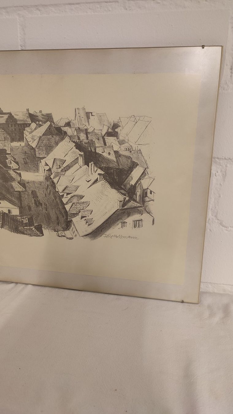 Foto & Immagini: Wunderschönes altes Bild Felix Hoffmann AARAU 2 – Usato da Gelterkinden venduto da MYSTOREFORYOU4460ART 2