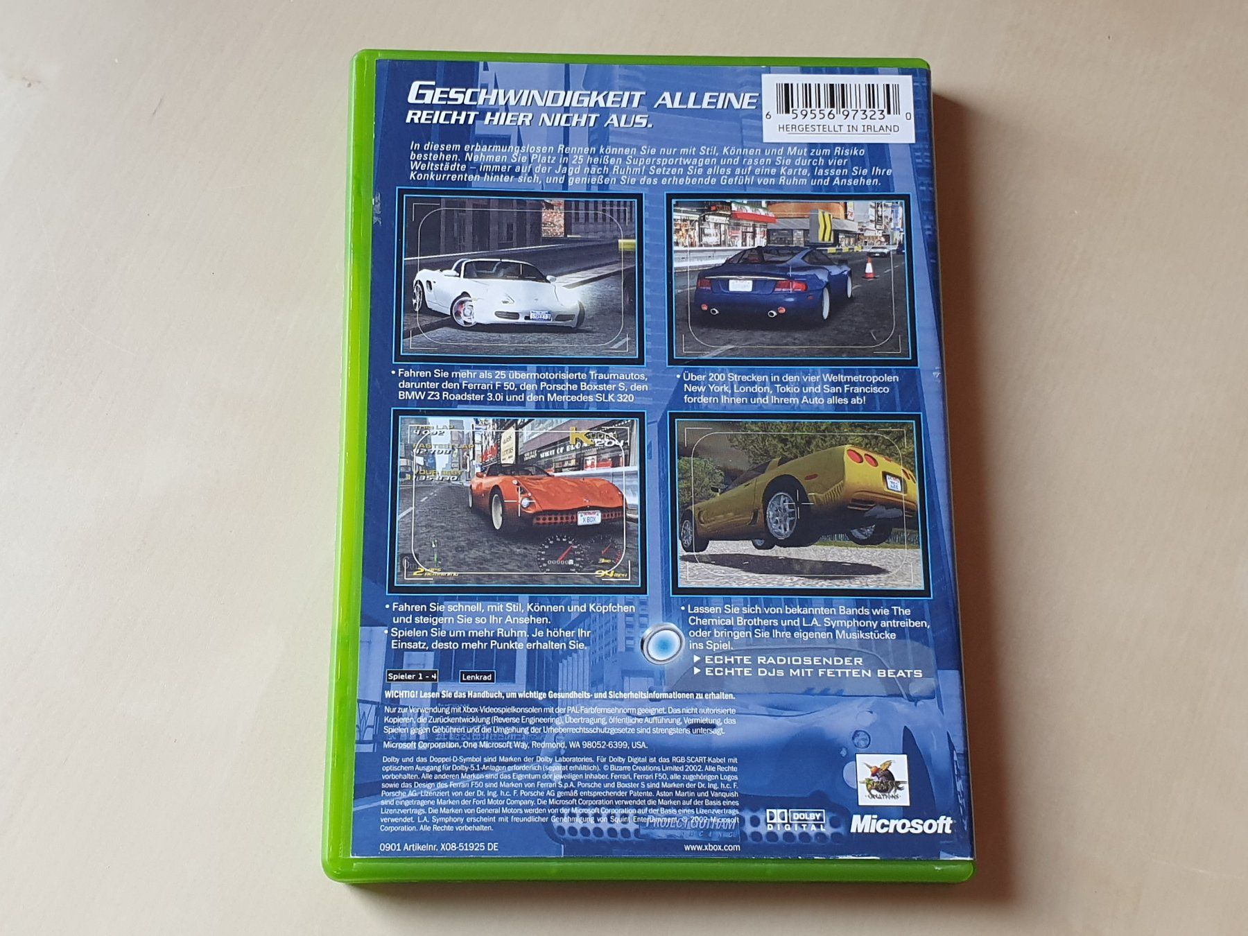 Microsoft Giochi: Project Gotham Racing – Usato da Stansstad venduto da collectorsshop 1