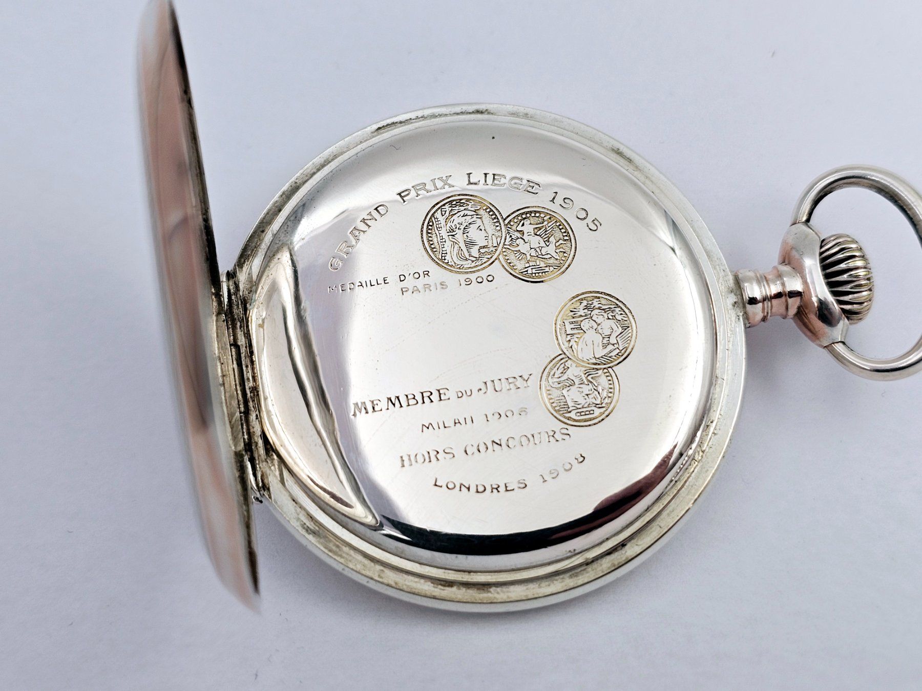 Orologi: Antike Taschenuhr 800 Silber – Usato da Bassersdorf venduto da AnkerWatch 2