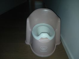 Babybjörn Töpfchen rosa weiss gebraucht in gutem Zustand
