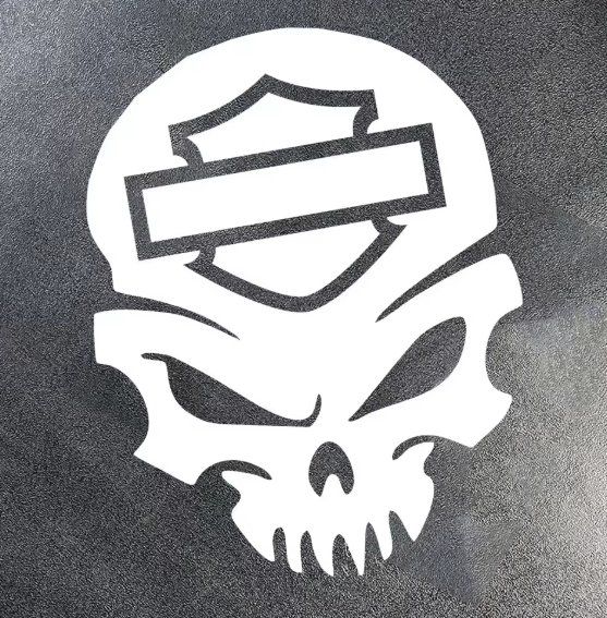 Sticker: Autocollant Skull Harley Davidson Tête de Mort J189 – Nuovo e nell'imballaggio originale da Allens venduto da MADE.IN.ROCK.N.ROLL