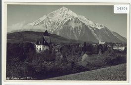 Spiez mit Schloss und Niesen
