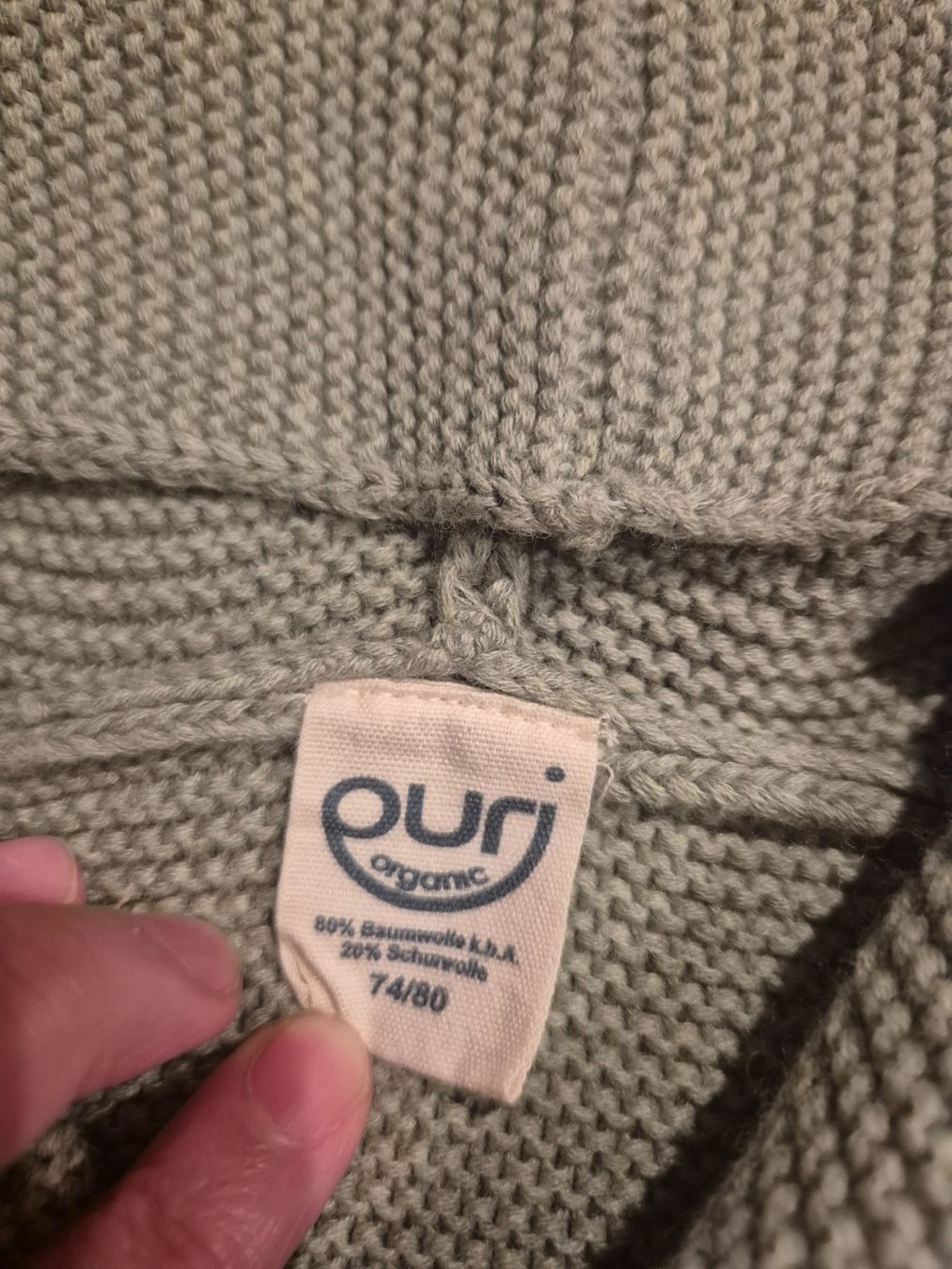 Vestes & Manteaux: Tolle Strickjacke von Puri Grösse 74/80 . – D'occasion à Urdorf par Nataschli 2