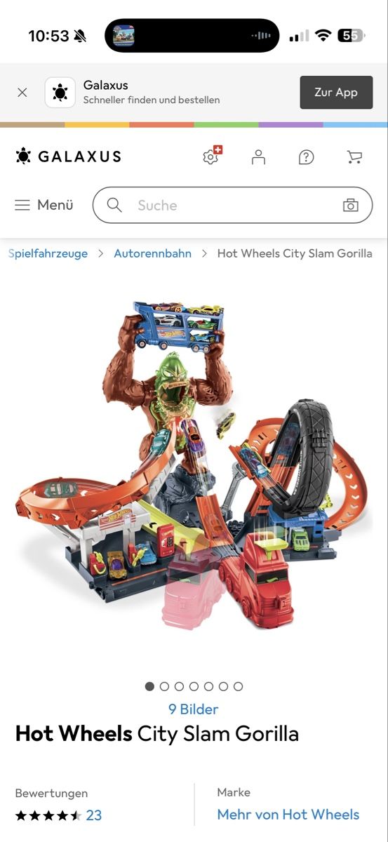 Spielzeuge: Hot Wheels City Slam Gorilla  – Gebraucht aus Eichberg von vakisa 1