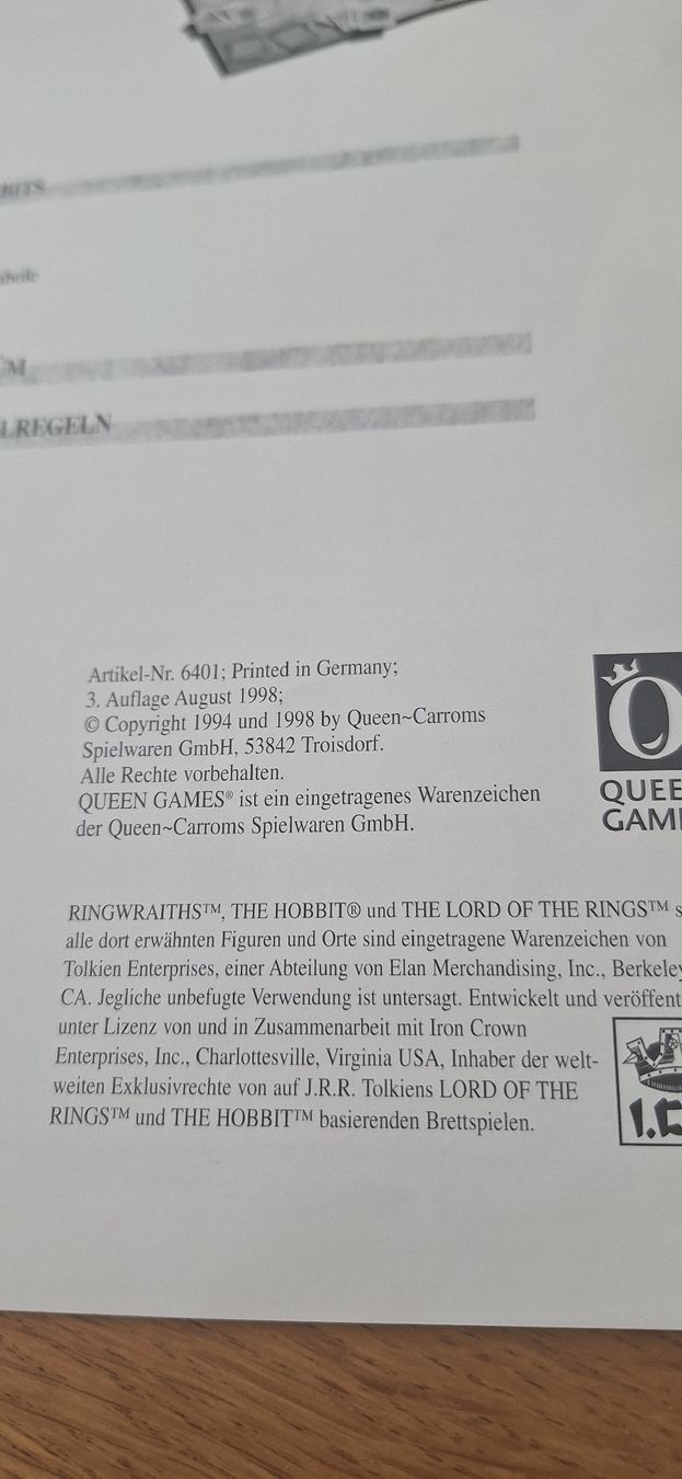 Spiele: Brettspiel Hobbits Herr der Ringe – Gebraucht aus Grabs von tschanny 5