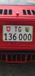 Autonummer Kontrollschild TG Thurgau
