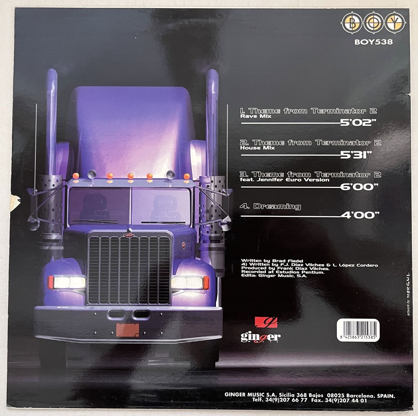 Dischi in vinile: Thunderzone - Theme From Terminator 2 (The Remixes) – Usato da Oftringen venduto da Vucki 1